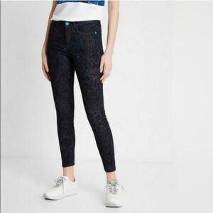 Desigual Printed Skinny Jeans “Mimi” 30